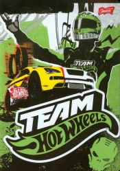 Zeszyt Team Hot Wheels A5 w kratkę 32 kartki zielony