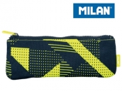 Piórnik MILAN płaski mały KNIT żółty
