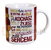 Kubek Q566 `Życzenia miłości`