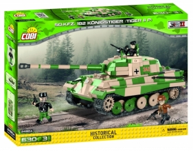 Cobi: Mała Armia WWII. PzKpfw VI Tiger II Königstiger - 2480 (Uszkodzone opakowanie)