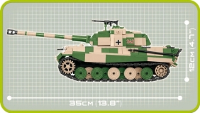 Cobi: Mała Armia WWII. Tiger II PzKpfw VI B „Königstiger” - niemiecki czołg ciężki (2480A)