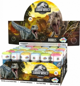 Bańki 60 ml - Jurassic World display 36 sztuk (5848008)