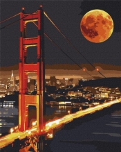 Malowanie po numerach - Golden Gate 40x50cm