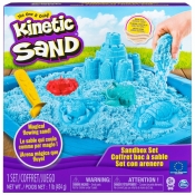 Kinetic Sand: Piasek kinetyczny 454g - Zamek. Zestaw z piaskownicą - Niebieski (71402/20106636)
