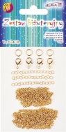 Biżuteria złota DIY 13 elementów