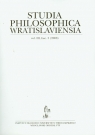 Studia Philosophica Wratislaviensia vol 3 fasc. 3 (2008)