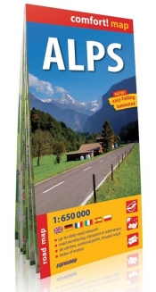Alps laminowana mapa samochodowa 1:650 000
