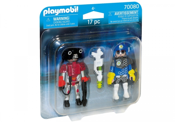 Playmobil: Figurka Duo Pack Galaktyczny policjant i złodziej (70080)