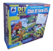 Puzzle dwustronne do malowania Farma 24