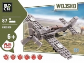 Klocki Blocki Wojsko Samolot 87 elementów (KB82006)