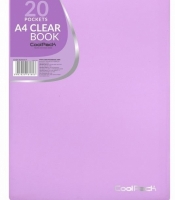 Coolpack, Teczka A4 Clear Book Pastel - fioletowa (81803CP)