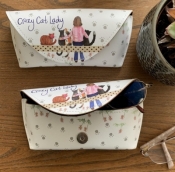 Etui na okulary GL09 Crazy Cat Lady Kociara