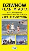 Dziwnów - Plan Miasta z Mapą Wyspy Wolin i Planami Łukęcina, Międzywodzia, praca zbiorowa