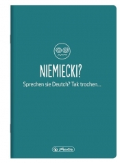Zeszyt A5/60K kratka Język niemiecki (10szt)