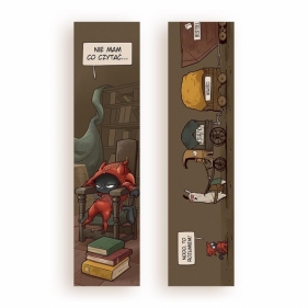 Zakładka kartonowa - Nie mam co czytać