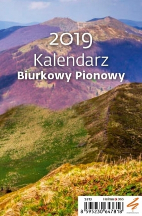 Kalendarz 2019 Biurkowy Pionowy HELMA