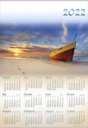 Kalendarz 2022 Jednoplanszowy Bałtyk PL02