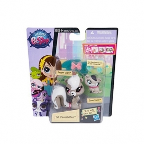 Littlest Pet Shop zwierzaki z akcesoriami Pepper Clark i Dawn Ferris - <br />
