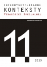 Interdyscyplinarne Konteksty Pedagogiki Specjalnej 11/2015