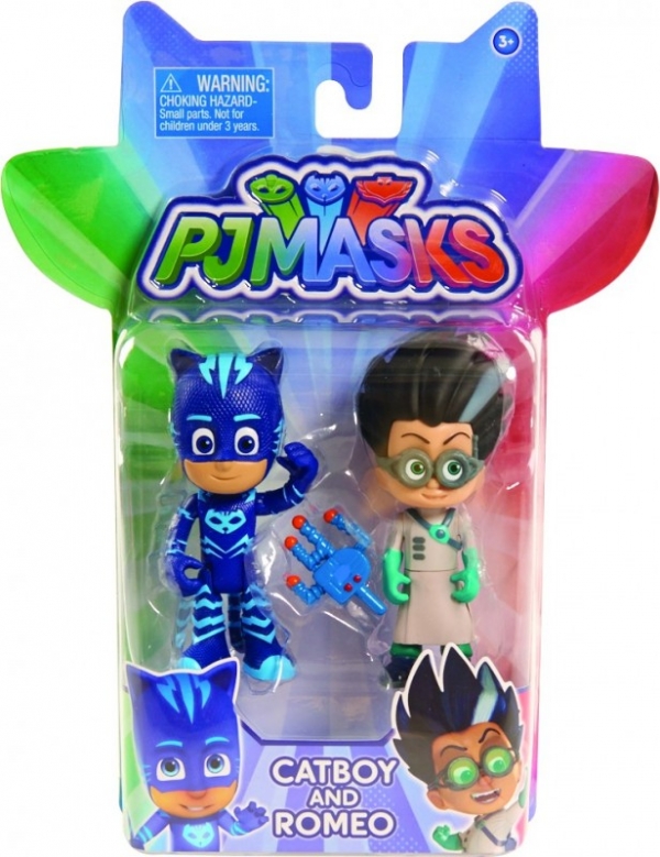 PJ MASKS Zestaw figurek 2pak, Catboy i Romeo (JP-24555-1)