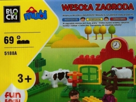 Klocki MUBI Wesoła zagroda 69 elementów