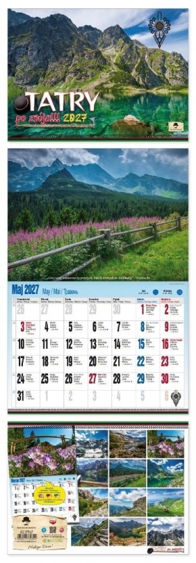 Kalendarz 2027 ścienny albumowy - Tatry po zbóju!