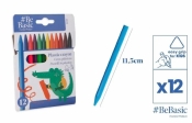 Kredki plastikowe 12 kolorów