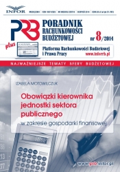 Obowiązki kierownika jednostki sektora publicznego w zakresie gospodarki finansowej - <br />