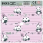 Nalepki na zeszyt Panda 11 (25szt) DERFORM