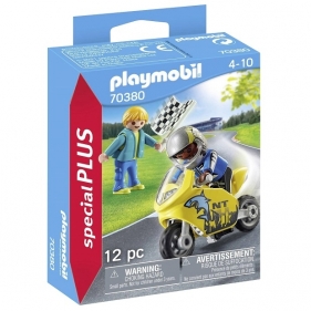 Playmobil Special Plus: Chłopcy z motorem wyścigowym (70380)