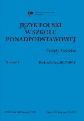 Język polski w szkole ponadpodstawowej 3 2017/2018 - Opracowanie zbiorowe