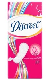 Discreet Normal bezzapachowe, wkładki, 20 szt.