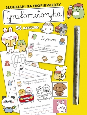 Grafomotoryka. Słodziaki na tropie wiedzy - Opracowanie zbiorowe