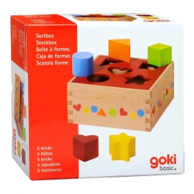 Sorter kształtów kolorowy (GOKI-58580)