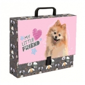 Teczka z rączką A4 - My Little Friend, Sweet Pomeranian