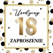 Zaproszenie Urodziny 10szt