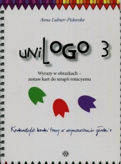 UniLogo 3 Wyrazy w obrazkach zestaw kart do terapii rotacyzmu - Lubner-Piskorska Anna