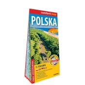 Polska laminowana mapa samochodowa 1:750 000 - Opracowanie zbiorowe