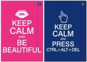 Teczka z gumką A4+ LUX UV Keep Calm (10szt)