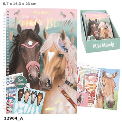 <img src='https://webimage.pl/pics/804/9/d4010070679804.jpg' style='height:440px' /> Kolorowanka Miss Melody Horses Blaze 12964A