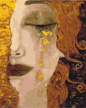 Obraz Paint it! Malowanie po numerach. Złote łzy Klimt (BS51349)