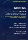 Kodeks postępowania administracyjnego Postępowanie przed sądami administracyjnymi Wzory pism i formularzy