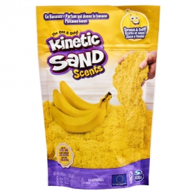 Kinetic Sand: Piasek kinetyczny. Smakowite Zapachy 227g - Bananowy zawrót głowy (6053900/20124652)