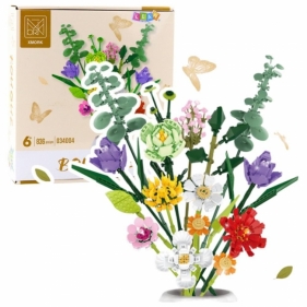 Klocki konstrukcyjne Bukiet kwiatów 836el