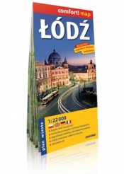 Łódź. Plan miasta. Laminowany. 1:22 000 - Opracowanie zbiorowe