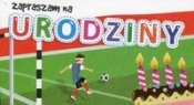 Zaproszenia urodzinowe Piłkarz 5 sztuk