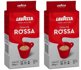 2x Lavazza, kawa mielona Qualità Rossa - 250g