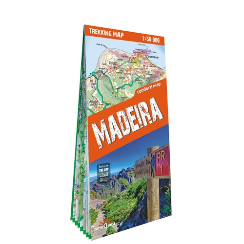 Madera (Madeira) laminowana mapa trekkingowa 1:50 000