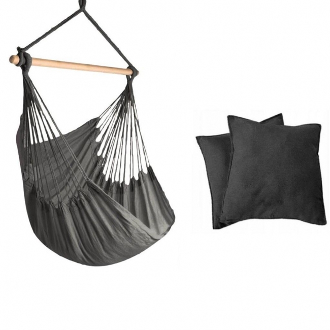 <img src='https://webimage.pl/pics/805/6/d8596164066805.jpg' style='height:440px' /> Wiszący fotel brazylijski szary