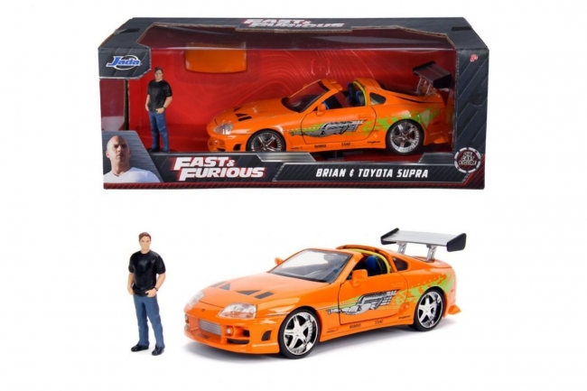 Jada F&F Toyota Supra 1:24 + figurka